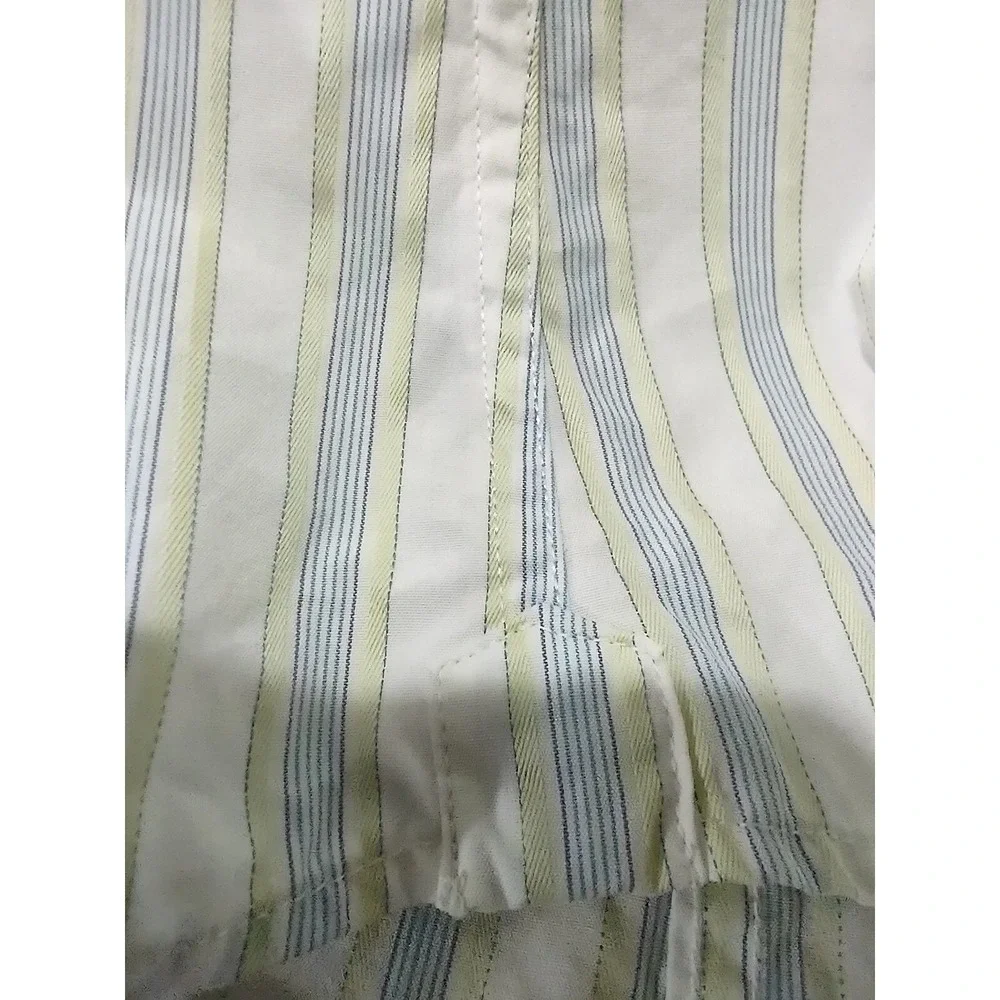 Abercrombie & Fitch Dress Shirt Mens XLarge Muscle Striped Button Up Long Sleeve